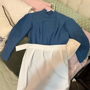 Blue Well Made Sturdy Women’s Pilgrim Costume